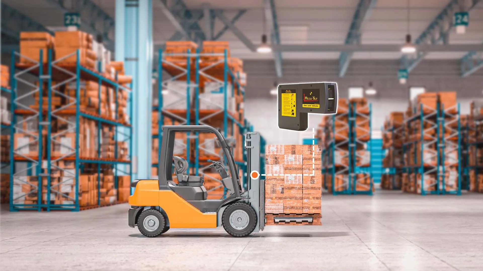 Accitilt Forklift Level Indicator